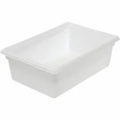 Rubbermaid 3500-00 White Plastic Box 12.5 Gallon 18 x 26 x 9 - Pkg Qty 6 11 Rubbermaid 3500-00 White Plastic Box 12.5 Gallon 18 x 26 x 9 - Pkg Qty 6 -Containers & Organizers Sales Store 652454WH 02