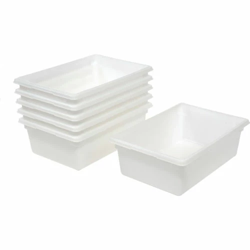 Rubbermaid 3500-00 White Plastic Box 12.5 Gallon 18 x 26 x 9 - Pkg Qty 6 9 Rubbermaid 3500-00 White Plastic Box 12.5 Gallon 18 x 26 x 9 - Pkg Qty 6 - Image 9