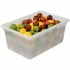 Rubbermaid 3528-00 White Plastic Box 16.62 Gallon 18 x 26 x 12 - Pkg Qty 6