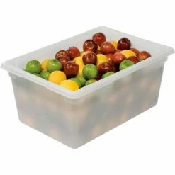 Rubbermaid 3528-00 White Plastic Box 16.62 Gallon 18 x 26 x 12 - Pkg Qty 6