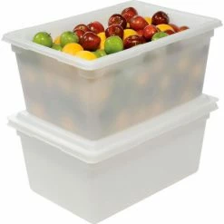 Rubbermaid 3528-00 White Plastic Box 16.62 Gallon 18 x 26 x 12 - Pkg Qty 6 -Containers & Organizers Sales Store 652455WH 04