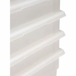 Rubbermaid 3501-00 White Plastic Box 21.5 Gallon 18 x 26 x 15 - Pkg Qty 6 -Containers & Organizers Sales Store 652456WH 09