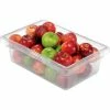 Rubbermaid 3309-00 Clear Plastic Box 3.5 Gallon 18 x12 x 6 - Pkg Qty 6