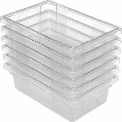 Rubbermaid 3309-00 Clear Plastic Box 3.5 Gallon 18 x12 x 6 - Pkg Qty 6 15 Rubbermaid 3309-00 Clear Plastic Box 3.5 Gallon 18 x12 x 6 - Pkg Qty 6 -Containers & Organizers Sales Store 652457CL 06
