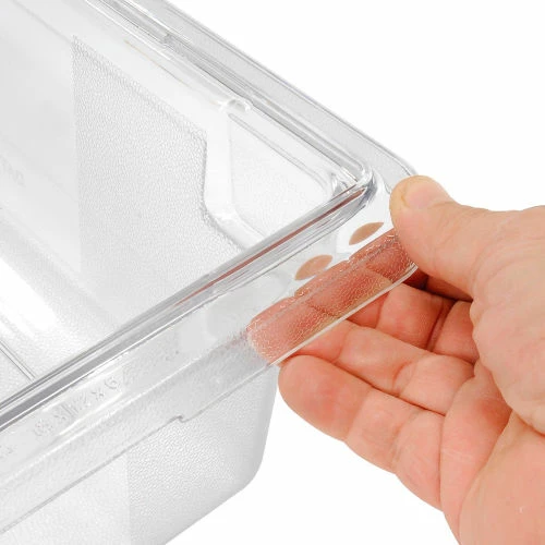 Rubbermaid 3309-00 Clear Plastic Box 3.5 Gallon 18 x12 x 6 - Pkg Qty 6 8 Rubbermaid 3309-00 Clear Plastic Box 3.5 Gallon 18 x12 x 6 - Pkg Qty 6 - Image 8