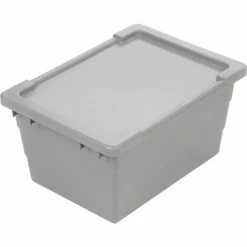 Quantum Storage Systems Quantum Lid LID2516-8 For 23-3/4x17-1/4 Gray - Pkg Qty 6 -Containers & Organizers Sales Store 652476GY 02