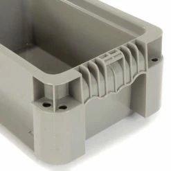 Global Industrial Stackable Straight Wall Container, Solid, 12"Lx7-3/8"Wx5"H, Gray 17 Global Industrial Stackable Straight Wall Container, Solid, 12"Lx7-3/8"Wx5"H, Gray -Containers & Organizers Sales Store 652740 04