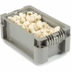 Global Industrial Stackable Straight Wall Container, Solid, 12"Lx7-3/8"Wx5"H, Gray 21 Global Industrial Stackable Straight Wall Container, Solid, 12"Lx7-3/8"Wx5"H, Gray -Containers & Organizers Sales Store 652740 08