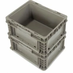 Global Industrial Stackable Straight Wall Container, Solid, 12"Lx15"Wx7-1/2"H, Gray 15 Global Industrial Stackable Straight Wall Container, Solid, 12"Lx15"Wx7-1/2"H, Gray -Containers & Organizers Sales Store 652742 01