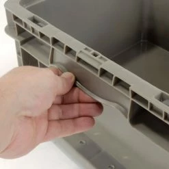 Global Industrial Stackable Straight Wall Container, Solid, 12"Lx15"Wx7-1/2"H, Gray 19 Global Industrial Stackable Straight Wall Container, Solid, 12"Lx15"Wx7-1/2"H, Gray -Containers & Organizers Sales Store 652742 05