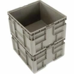 Global Industrial Stackable Straight Wall Container, Solid, 24"Lx22-1/2"Wx14-1/2"H, Gray 20 Global Industrial Stackable Straight Wall Container, Solid, 24"Lx22-1/2"Wx14-1/2"H, Gray -Containers & Organizers Sales Store 652747 02