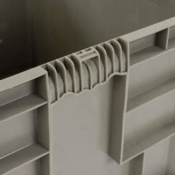 Global Industrial Stackable Straight Wall Container, Solid, 24"Lx22-1/2"Wx14-1/2"H, Gray 23 Global Industrial Stackable Straight Wall Container, Solid, 24"Lx22-1/2"Wx14-1/2"H, Gray -Containers & Organizers Sales Store 652747 05