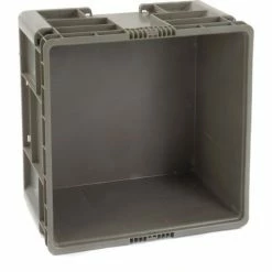 Global Industrial Stackable Straight Wall Container, Solid, 24"Lx22-1/2"Wx14-1/2"H, Gray 26 Global Industrial Stackable Straight Wall Container, Solid, 24"Lx22-1/2"Wx14-1/2"H, Gray -Containers & Organizers Sales Store 652747 09