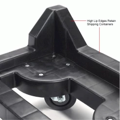 Attached Lid Shipping Container 27-3/16 x 16-5/8 x 12-1/2 Gray with Dolly Combo 55 Attached Lid Shipping Container 27-3/16 x 16-5/8 x 12-1/2 Gray with Dolly Combo -Containers & Organizers Sales Store 652754 2wco 2