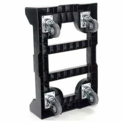 Attached Lid Shipping Container 27-3/16 x 16-5/8 x 12-1/2 Gray with Dolly Combo 42 Attached Lid Shipping Container 27-3/16 x 16-5/8 x 12-1/2 Gray with Dolly Combo -Containers & Organizers Sales Store 652754 31 2