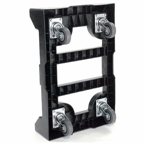 Attached Lid Shipping Container 27-3/16 x 16-5/8 x 12-1/2 Gray with Dolly Combo 13 Attached Lid Shipping Container 27-3/16 x 16-5/8 x 12-1/2 Gray with Dolly Combo - Image 13