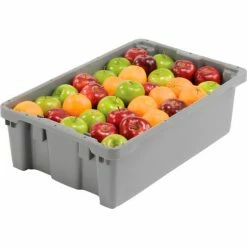 LEWISBins SN2012-6 Polyethylene Container 20"L x 13"W x 6-1/4"H, Gray - Pkg Qty 5 -Containers & Organizers Sales Store 652905GY 04