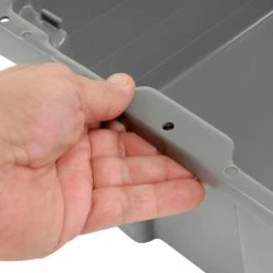 LEWISBins SN2012-6 Polyethylene Container 20"L x 13"W x 6-1/4"H, Gray - Pkg Qty 5 -Containers & Organizers Sales Store 652905GY 09