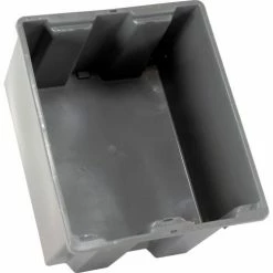 LEWISBins SN2420-13 Polyethylene Container 24"L x 20"W x 13"H, Gray - Pkg Qty 5 -Containers & Organizers Sales Store 652908GY 11