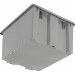 LEWISBins SN2420-13 Polyethylene Container 24"L x 20"W x 13"H, Gray - Pkg Qty 5 -Containers & Organizers Sales Store 652908GY 12