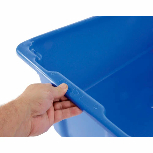 LEWISBins SN2618-10 Polyethylene Container 26"L x 18-3/4"W x 10"H, Blue - Pkg Qty 5 10 LEWISBins SN2618-10 Polyethylene Container 26"L x 18-3/4"W x 10"H, Blue - Pkg Qty 5 - Image 10