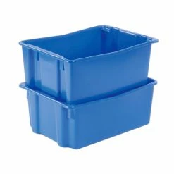 LEWISBins SN2618-10 Polyethylene Container 26"L x 18-3/4"W x 10"H, Blue - Pkg Qty 5 31 LEWISBins SN2618-10 Polyethylene Container 26"L x 18-3/4"W x 10"H, Blue - Pkg Qty 5 -Containers & Organizers Sales Store 652909BL 10