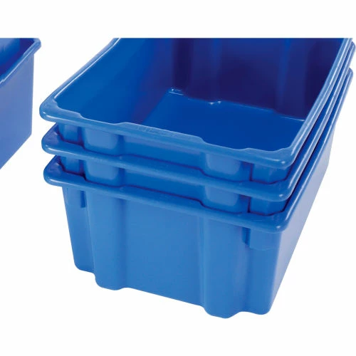 LEWISBins SN2618-10 Polyethylene Container 26"L x 18-3/4"W x 10"H, Blue - Pkg Qty 5 13 LEWISBins SN2618-10 Polyethylene Container 26"L x 18-3/4"W x 10"H, Blue - Pkg Qty 5 - Image 13