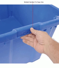 LEWISBins SN3024-15 Polyethylene Container 30"L x 24"W x 15"H, Blue -Containers & Organizers Sales Store 652910BL 4wco