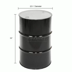 Global Industrial™ Carbon Steel Drum 55 Gallon Closed Head -Containers & Organizers Sales Store 657107 dim