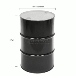 Global Industrial Carbon Steel Drum 30 Gallon Closed Head with Epoxy Phenolic Lining 21 Global Industrial Carbon Steel Drum 30 Gallon Closed Head with Epoxy Phenolic Lining -Containers & Organizers Sales Store 657109 dim 1