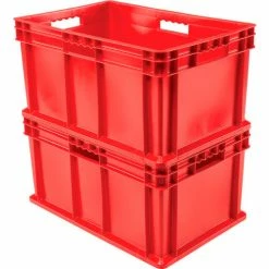 Global Industrial Solid Straight Wall Container, 23-3/4"Lx15-3/4"Wx12-1/4"H, Red - Pkg Qty 3 10 Global Industrial Solid Straight Wall Container, 23-3/4"Lx15-3/4"Wx12-1/4"H, Red - Pkg Qty 3 -Containers & Organizers Sales Store 662125RD 03