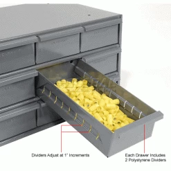 Durham Mfg. Durham Steel Storage Parts Drawer Cabinet 030-95 - 18 Drawers -Containers & Organizers Sales Store 752350 3wco