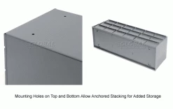 Durham Mfg. Durham Steel Storage Parts Drawer Cabinet 030-95 - 18 Drawers -Containers & Organizers Sales Store 752350 4wco