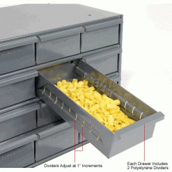 Durham Mfg. Durham Steel Storage Parts Drawer Cabinet 033-95 - 24 Drawers 25 Durham Mfg. Durham Steel Storage Parts Drawer Cabinet 033-95 - 24 Drawers -Containers & Organizers Sales Store 752352 3wco