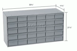 Durham Mfg. Durham Steel Storage Parts Drawer Cabinet 034-95 - 30 Drawers -Containers & Organizers Sales Store 752353 dim