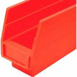 Akro-Mils Plastic Nesting Storage Shelf Bin 30110 - 2-3/4"W x 11-5/8"D x 4"H Red - Pkg Qty 24 -Containers & Organizers Sales Store 752355RD 04