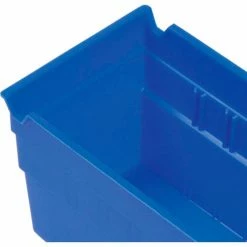 Akro-Mils Plastic Nesting Storage Shelf Bin 30124 - 4-1/8"W x 23-5/8"D x 4"H Blue - Pkg Qty 12 24 Akro-Mils Plastic Nesting Storage Shelf Bin 30124 - 4-1/8"W x 23-5/8"D x 4"H Blue - Pkg Qty 12 -Containers & Organizers Sales Store 752356BL 06