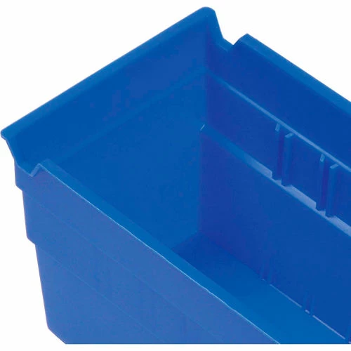 Akro-Mils Plastic Nesting Storage Shelf Bin 30124 - 4-1/8"W x 23-5/8"D x 4"H Blue - Pkg Qty 12 7 Akro-Mils Plastic Nesting Storage Shelf Bin 30124 - 4-1/8"W x 23-5/8"D x 4"H Blue - Pkg Qty 12 - Image 7