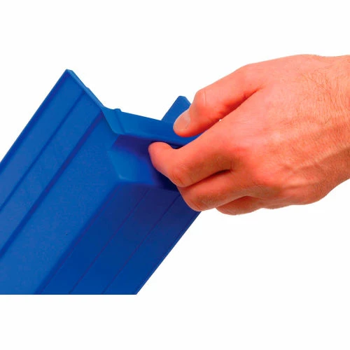 Akro-Mils Plastic Nesting Storage Shelf Bin 30124 - 4-1/8"W x 23-5/8"D x 4"H Blue - Pkg Qty 12 11 Akro-Mils Plastic Nesting Storage Shelf Bin 30124 - 4-1/8"W x 23-5/8"D x 4"H Blue - Pkg Qty 12 - Image 11