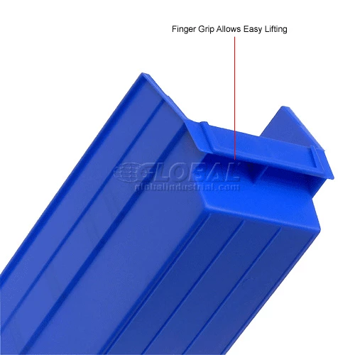 Akro-Mils Plastic Nesting Storage Shelf Bin 30124 - 4-1/8"W x 23-5/8"D x 4"H Blue - Pkg Qty 12 16 Akro-Mils Plastic Nesting Storage Shelf Bin 30124 - 4-1/8"W x 23-5/8"D x 4"H Blue - Pkg Qty 12 - Image 16