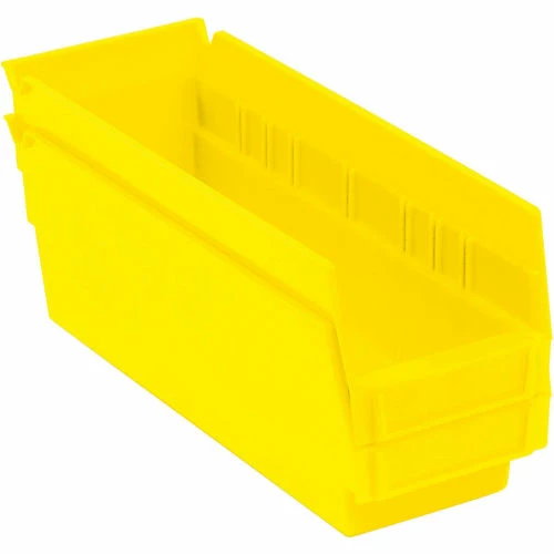 Akro-Mils Plastic Nesting Storage Shelf Bin 30120 - 4-1/8"W x 11-5/8"D x 4"H Yellow - Pkg Qty 24 2 Akro-Mils Plastic Nesting Storage Shelf Bin 30120 - 4-1/8"W x 11-5/8"D x 4"H Yellow - Pkg Qty 24 - Image 2