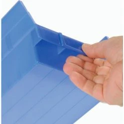 Akro-Mils Plastic Nesting Storage Shelf Bin 30130 - 6-5/8"W x 11-5/8"D x 4"H Blue - Pkg Qty 12 -Containers & Organizers Sales Store 752359BL 14