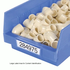 Akro-Mils Plastic Nesting Storage Shelf Bin 30130 - 6-5/8"W x 11-5/8"D x 4"H Blue - Pkg Qty 12 -Containers & Organizers Sales Store 752359BL 3wco