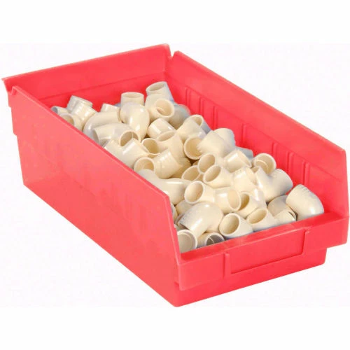 Akro-Mils Plastic Nesting Storage Shelf Bin 30150 - 8-3/8"W x 11-5/8"D x 4"H Red - Pkg Qty 12 3 Akro-Mils Plastic Nesting Storage Shelf Bin 30150 - 8-3/8"W x 11-5/8"D x 4"H Red - Pkg Qty 12 - Image 3