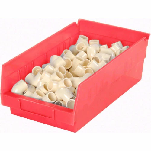 Akro-Mils Plastic Nesting Storage Shelf Bin 30150 - 8-3/8"W x 11-5/8"D x 4"H Red - Pkg Qty 12 4 Akro-Mils Plastic Nesting Storage Shelf Bin 30150 - 8-3/8"W x 11-5/8"D x 4"H Red - Pkg Qty 12 - Image 4