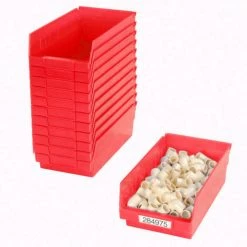 Akro-Mils Plastic Nesting Storage Shelf Bin 30150 - 8-3/8"W x 11-5/8"D x 4"H Red - Pkg Qty 12 32 Akro-Mils Plastic Nesting Storage Shelf Bin 30150 - 8-3/8"W x 11-5/8"D x 4"H Red - Pkg Qty 12 -Containers & Organizers Sales Store 752359RD 10