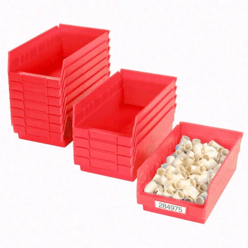 Akro-Mils Plastic Nesting Storage Shelf Bin 30150 - 8-3/8"W x 11-5/8"D x 4"H Red - Pkg Qty 12 12 Akro-Mils Plastic Nesting Storage Shelf Bin 30150 - 8-3/8"W x 11-5/8"D x 4"H Red - Pkg Qty 12 - Image 12