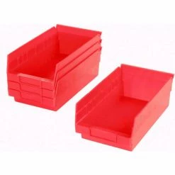 Akro-Mils Plastic Nesting Storage Shelf Bin 30150 - 8-3/8"W x 11-5/8"D x 4"H Red - Pkg Qty 12 34 Akro-Mils Plastic Nesting Storage Shelf Bin 30150 - 8-3/8"W x 11-5/8"D x 4"H Red - Pkg Qty 12 -Containers & Organizers Sales Store 752359RD 12