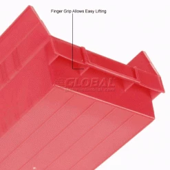 Akro-Mils Plastic Nesting Storage Shelf Bin 30150 - 8-3/8"W x 11-5/8"D x 4"H Red - Pkg Qty 12 39 Akro-Mils Plastic Nesting Storage Shelf Bin 30150 - 8-3/8"W x 11-5/8"D x 4"H Red - Pkg Qty 12 -Containers & Organizers Sales Store 752359RD 2wco