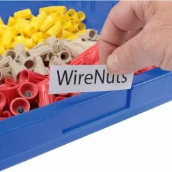 Akro-Mils Plastic Nesting Storage Shelf Bin 30170 - 11-1/8"W x 11-5/8"D x 4"H Blue - Pkg Qty 12 -Containers & Organizers Sales Store 752365BL 02